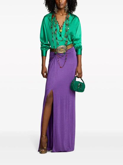 Roslin Stretch-Silk Shirt