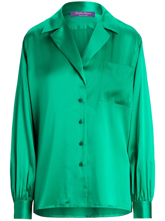 Roslin Stretch-Silk Shirt