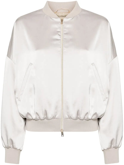 Logo-Plaque Bomber Jacket