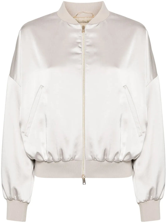 Logo-Plaque Bomber Jacket