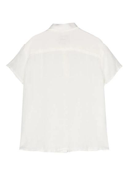 Short-Sleeved Linen Shirt