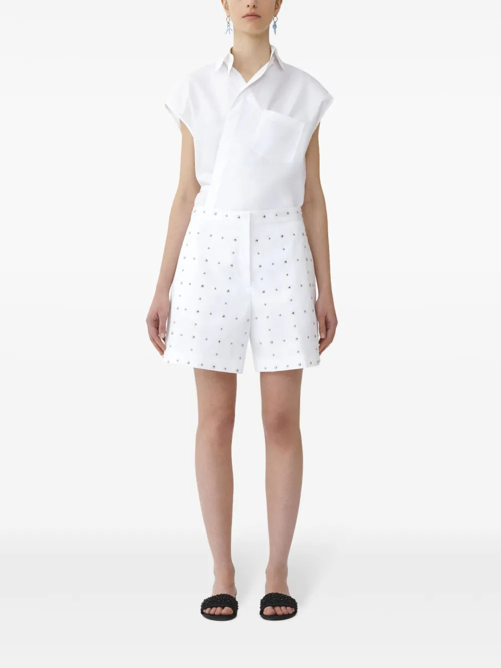 Stud-Detail Tailored Short