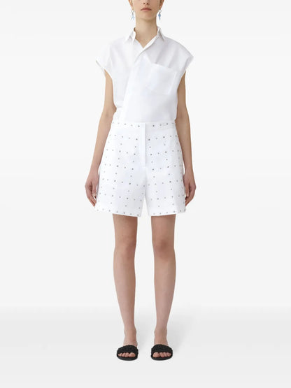 Stud-Detail Tailored Short