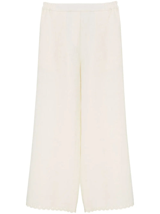 Sofia Wide-Leg Linen Trousers