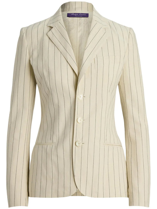 Skye Pinstripe-Print Blazer