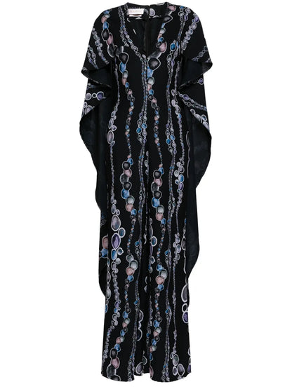 Canton Abstract-Print Jumpsuit