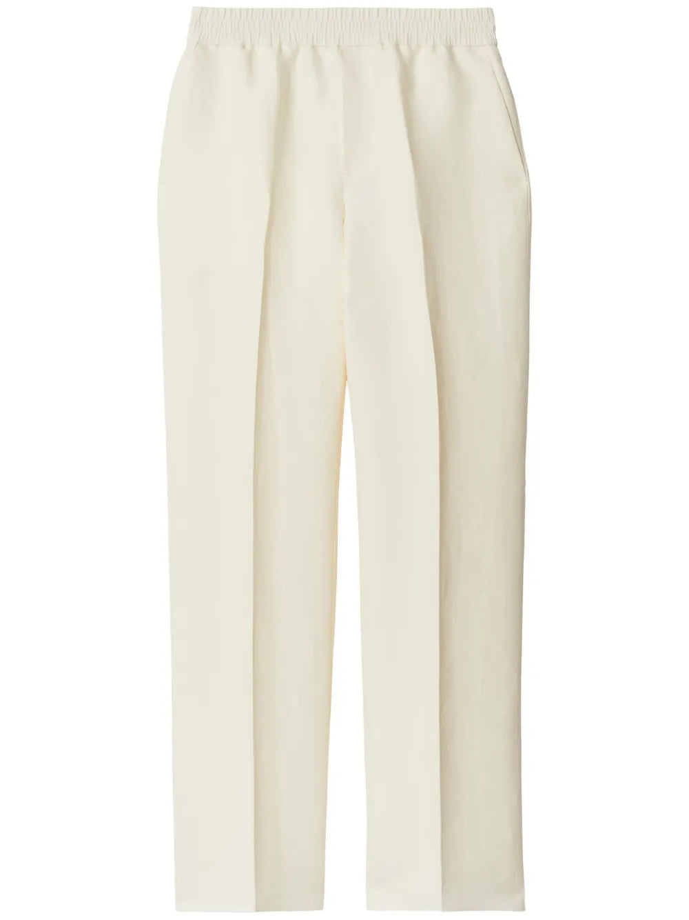 Tapered-Leg Canvas Trousers