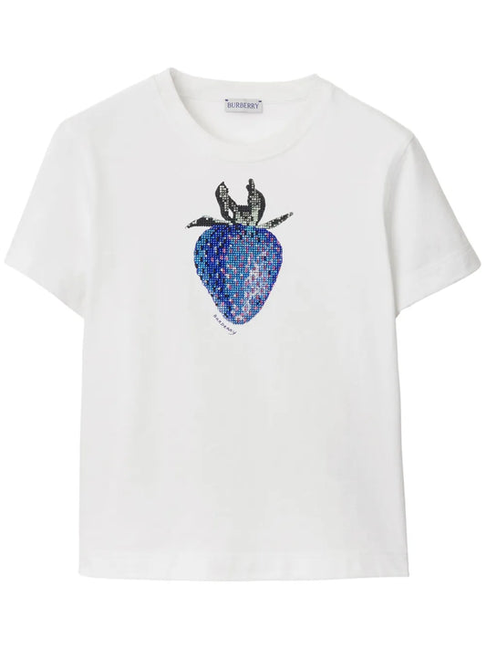 Crystal-Embellished Cotton T-Shirt