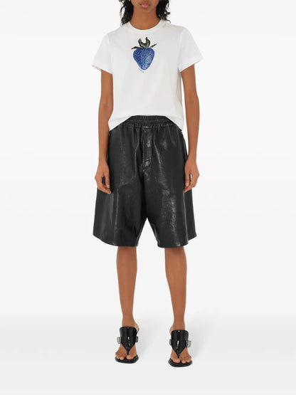 Crystal-Embellished Cotton T-Shirt