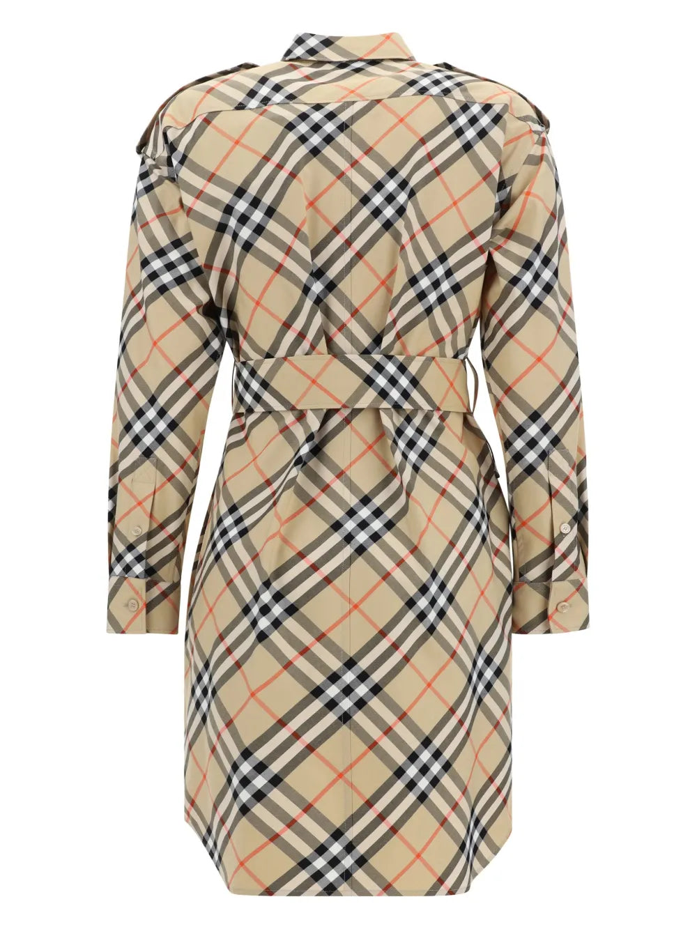 Vintage Check Cotton Shirtdress