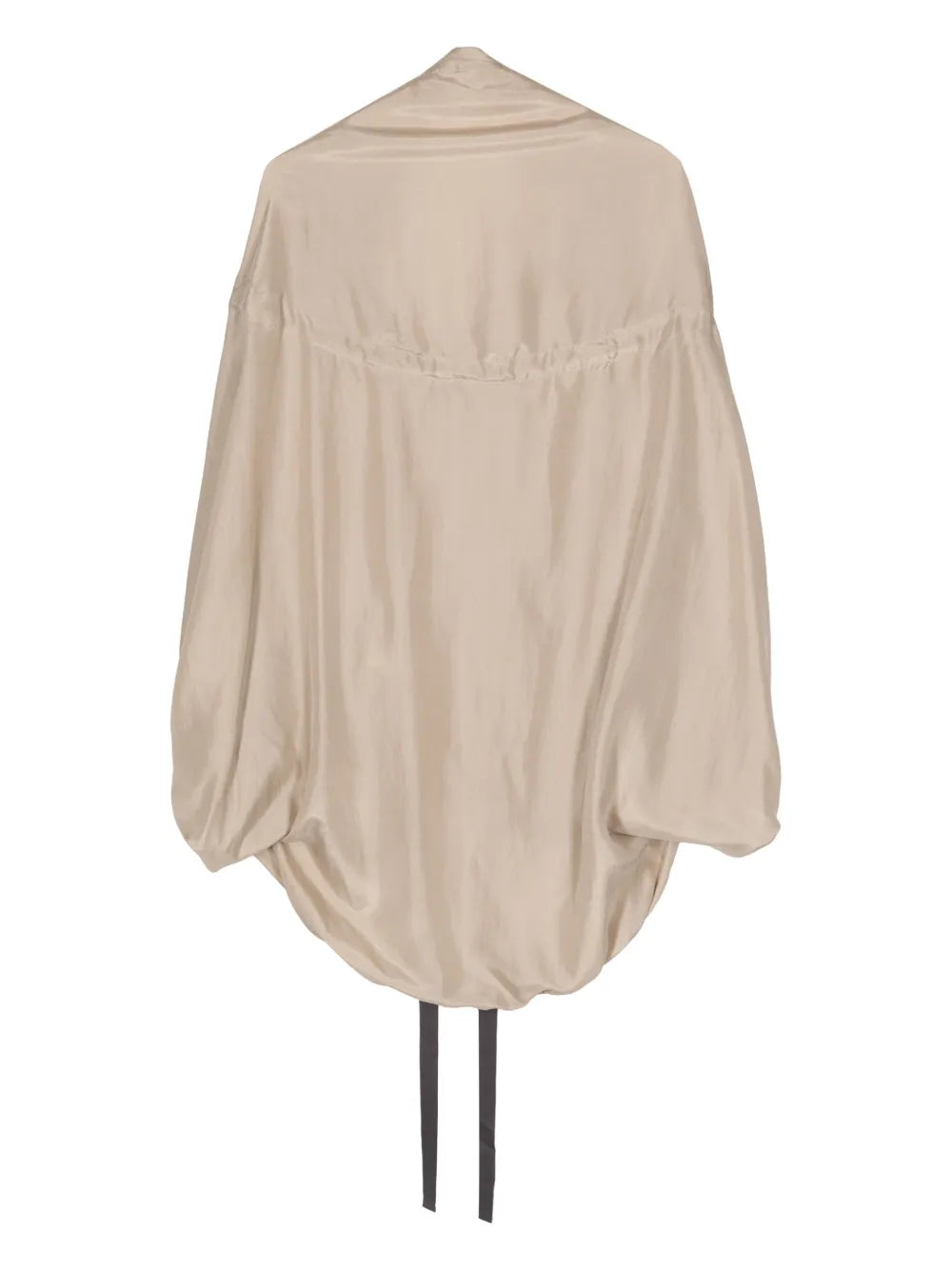 Batwing-Style Silk Jacket