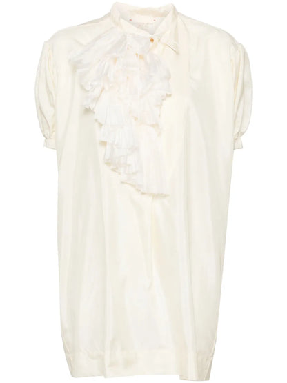 Short Puff Sleeves Blouses