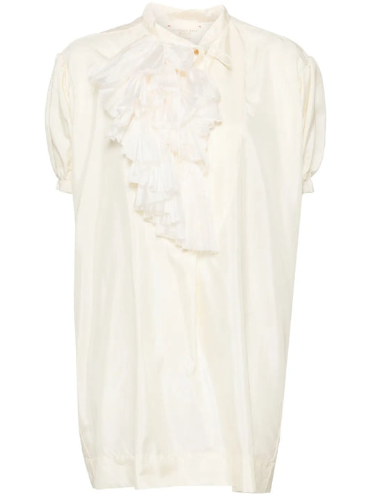 Short Puff Sleeves Blouses