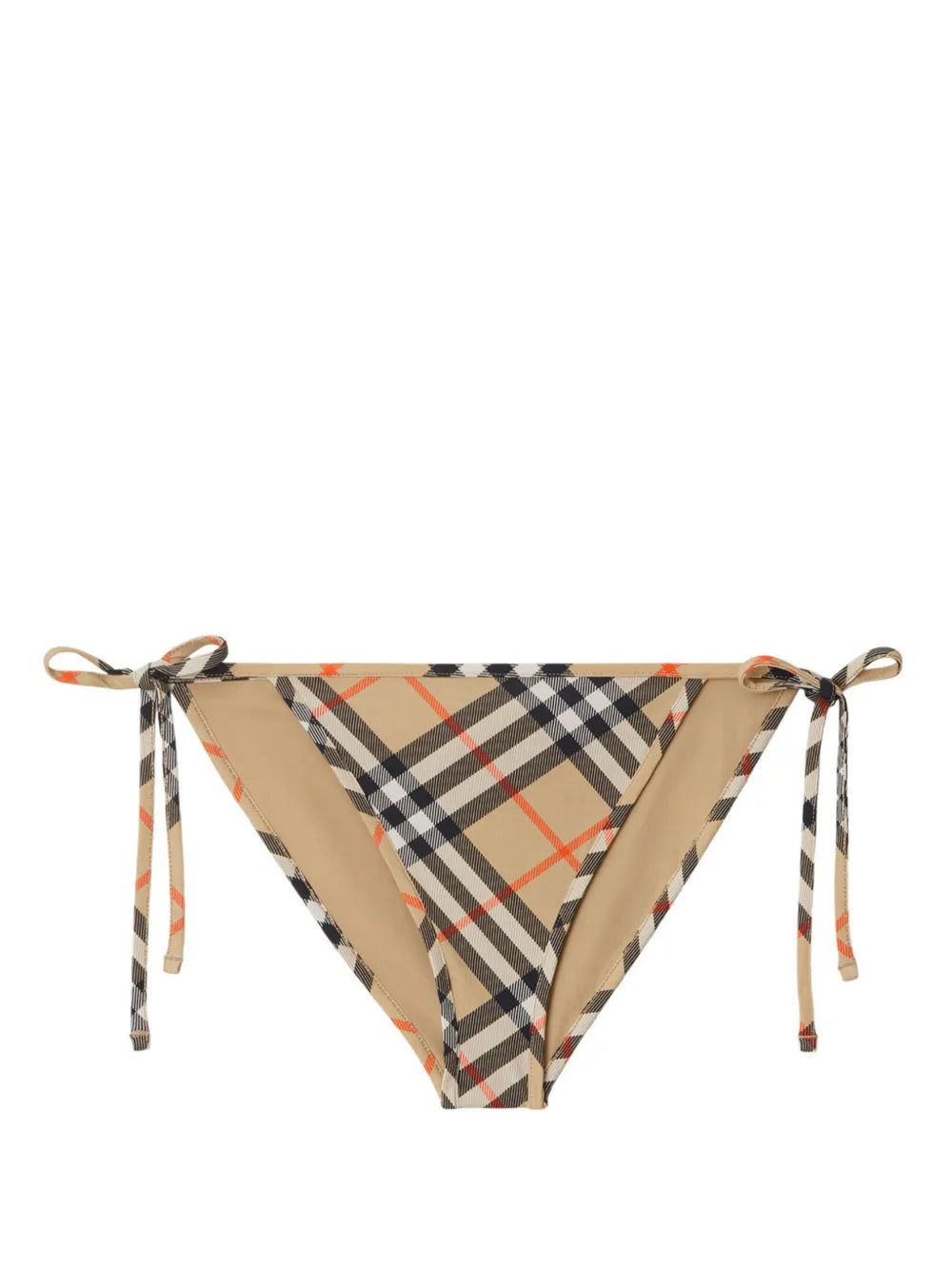 Check-Pattern Bikini Briefs