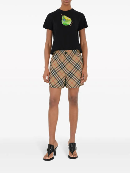 Ekd Vintage Check-Print Shorts