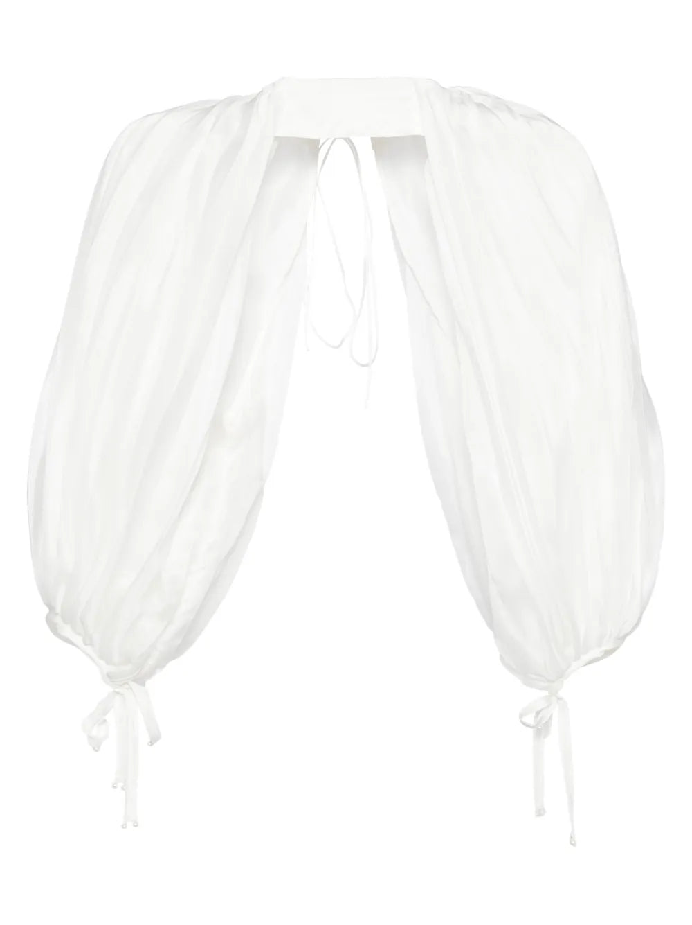 Pleats Puff Sleeves