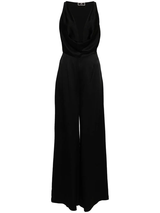 Draped Palazzo Jumpsuit