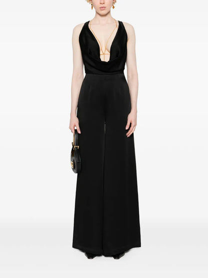 Draped Palazzo Jumpsuit