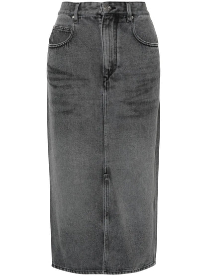 Tilauria Denin Midi Skirt