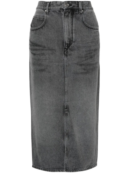 Tilauria Denin Midi Skirt