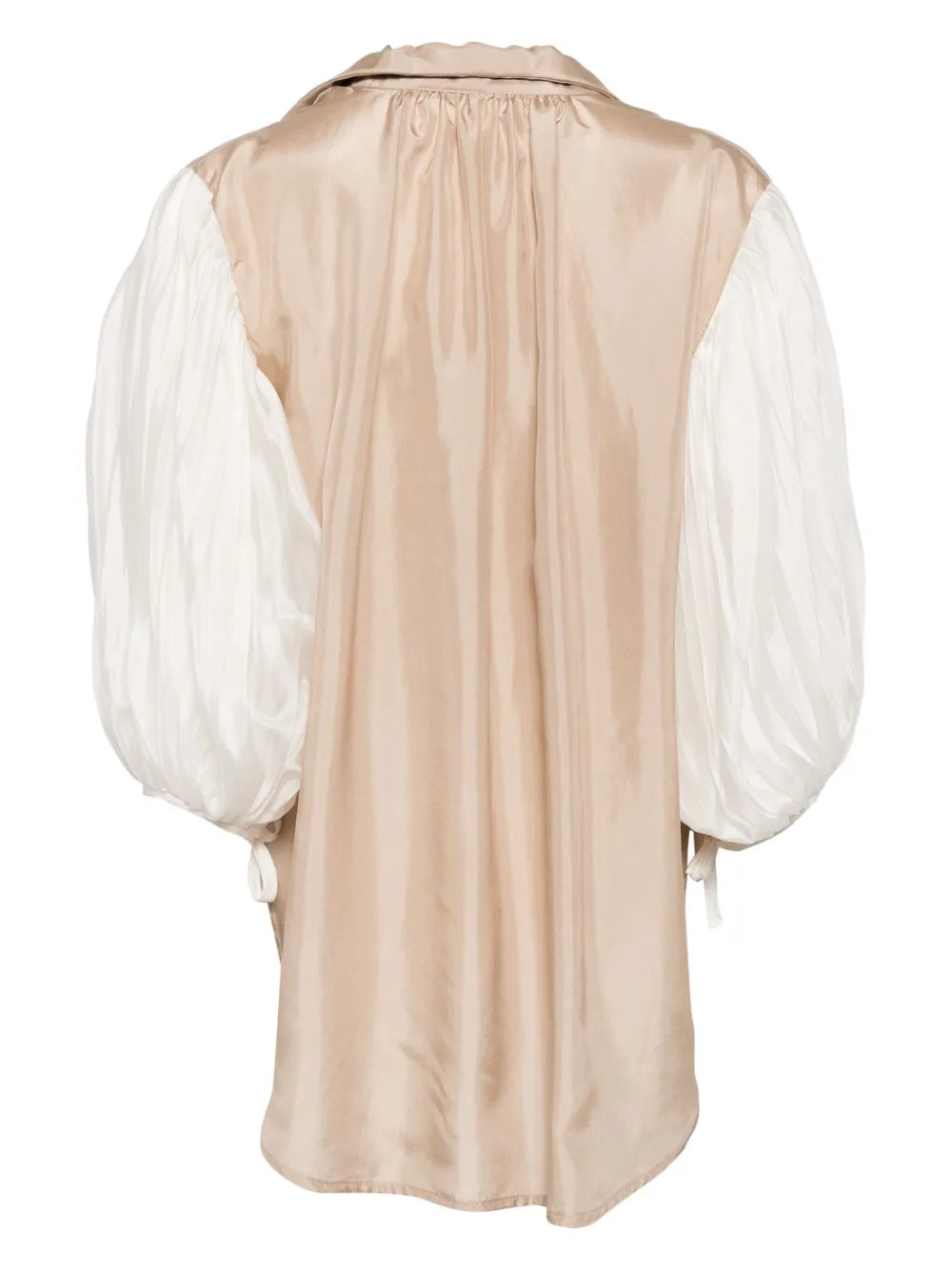 Three-Quarter Length Pleated Blouse