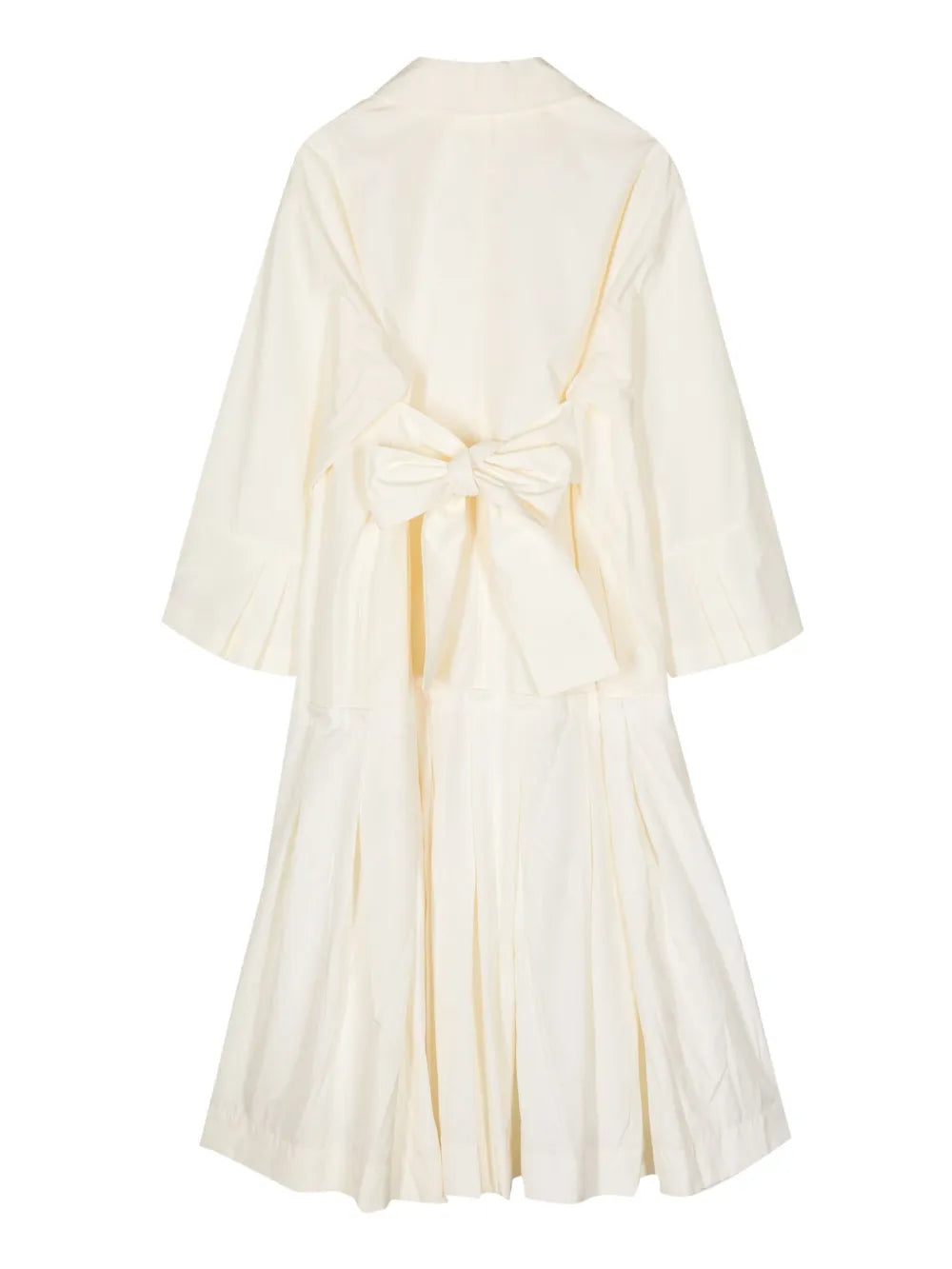 Tiered Silk-Cotton Shirt Dress