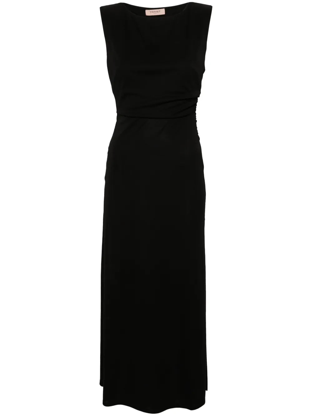 Gathered Sleevleess Maxi Dress