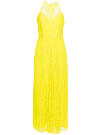 Halterneck Lace Gown