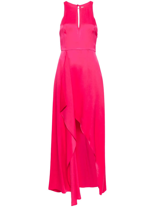 Asymmetric Satin Dress
