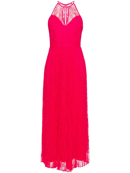 Halterneck Lace Gown