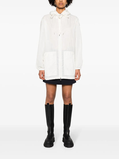 Mesh-Panels Hooded Jacket