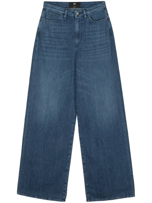 High-Rise Wide-Leg Jeans