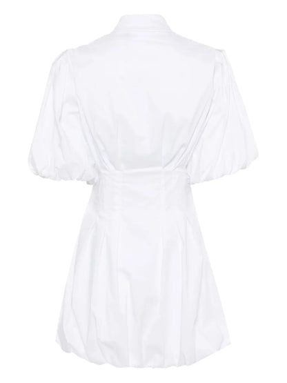 Cleo Puffball Mini Shirtdress
