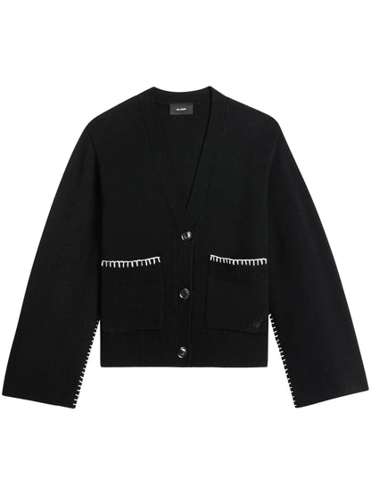 Memory Contrast-Stitched Cardigan