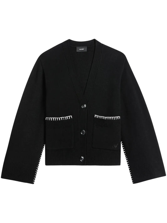Memory Contrast-Stitched Cardigan