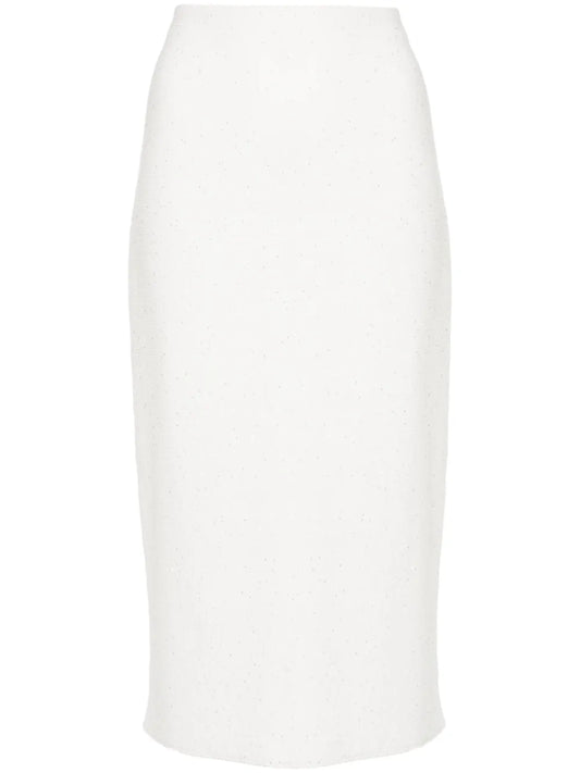 Sequin-Embellished Pencil Skirt