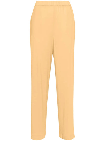 High-Waist Straight-Leg Trousers