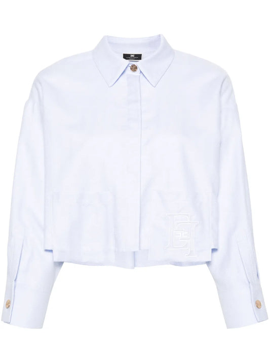 Monogram-Embroidered Shirt
