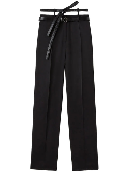 Belted Tailored Trousers