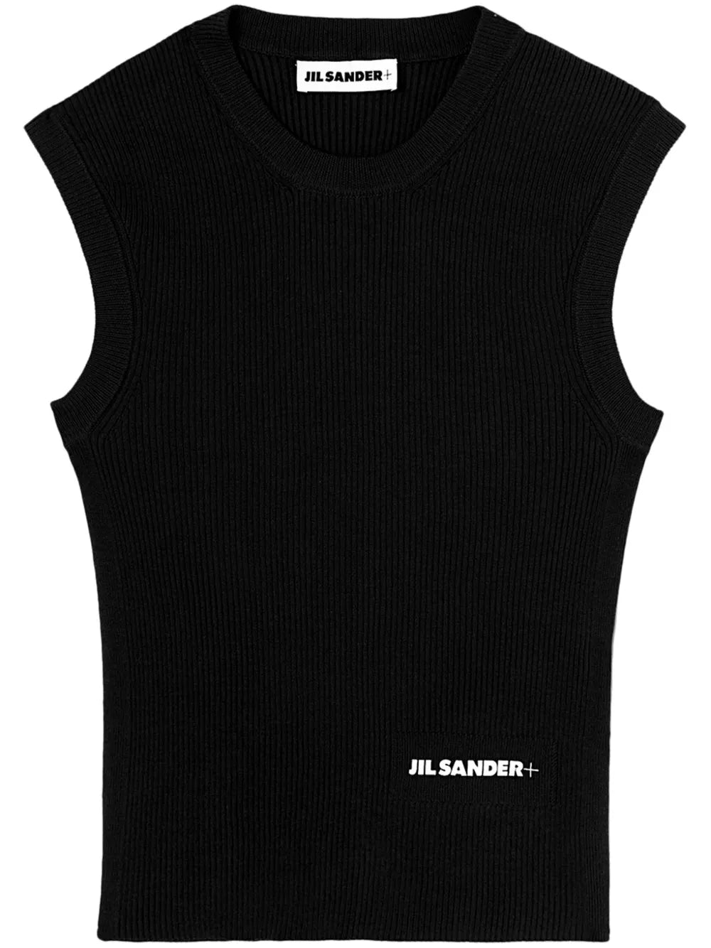 Logo-Print Cotton Vest Top