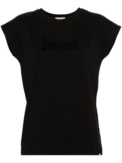Logo-Embellished Cap-Sleeve T-Shirt