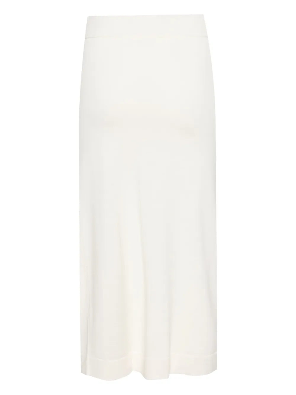 A-Line Fine-Knit Midi Skirt