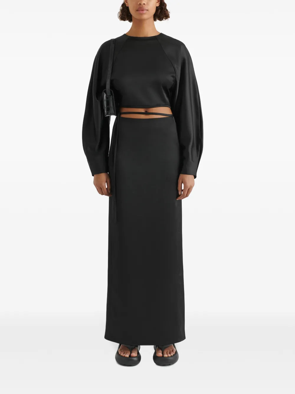 Demi Satin Crop Top