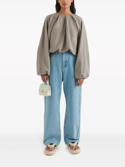 Sade Gathered Cotton Top