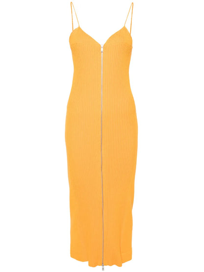 Knitted Zip-Up Dress