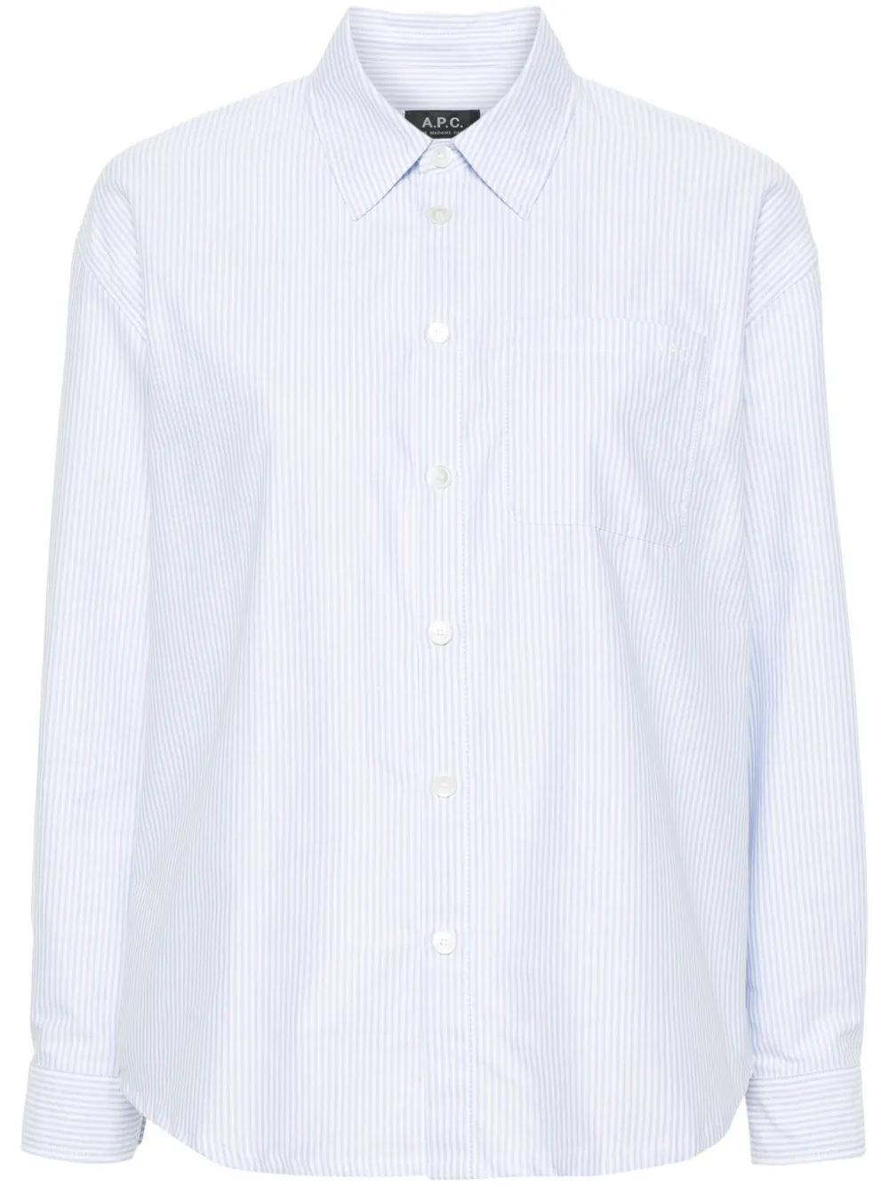 Logo-Embroidered Striped Shirt