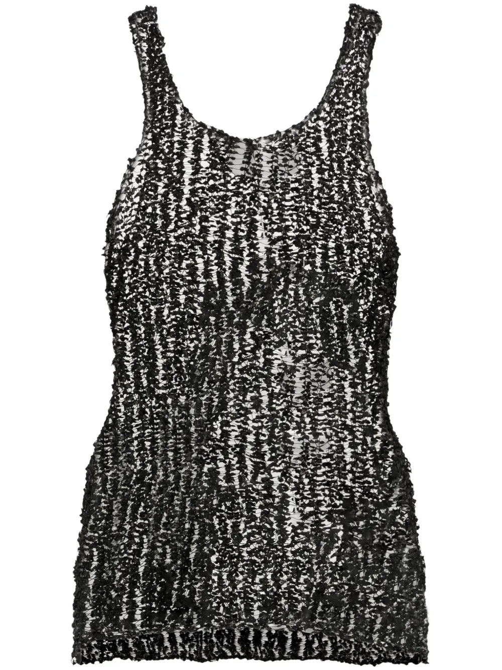 Sheer Open Tank Top