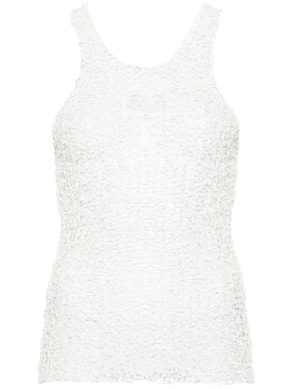Sheer Open Tank Top