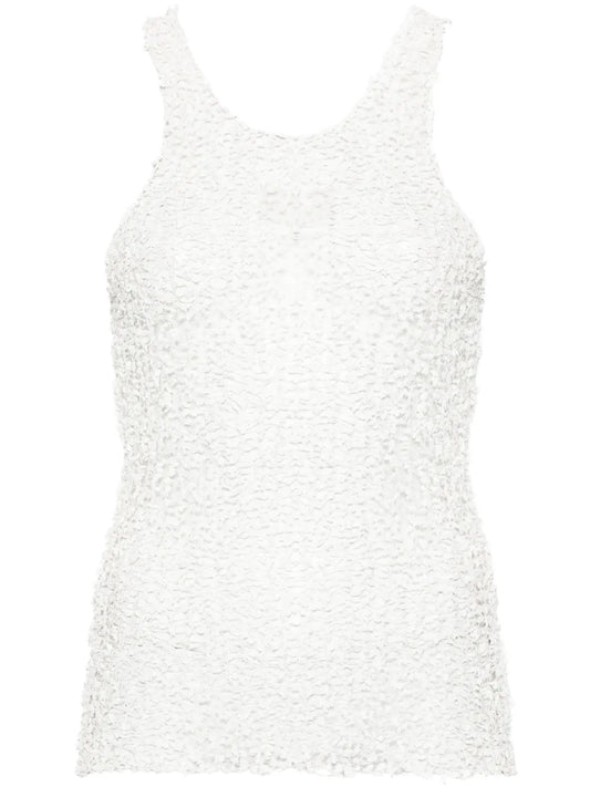 Sheer Open Tank Top
