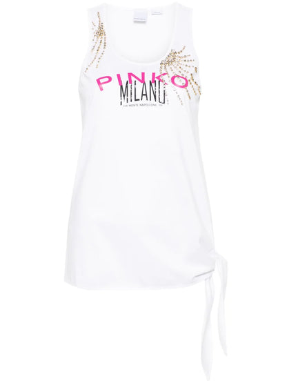 Lesina Crystal-Embellished Tank Top